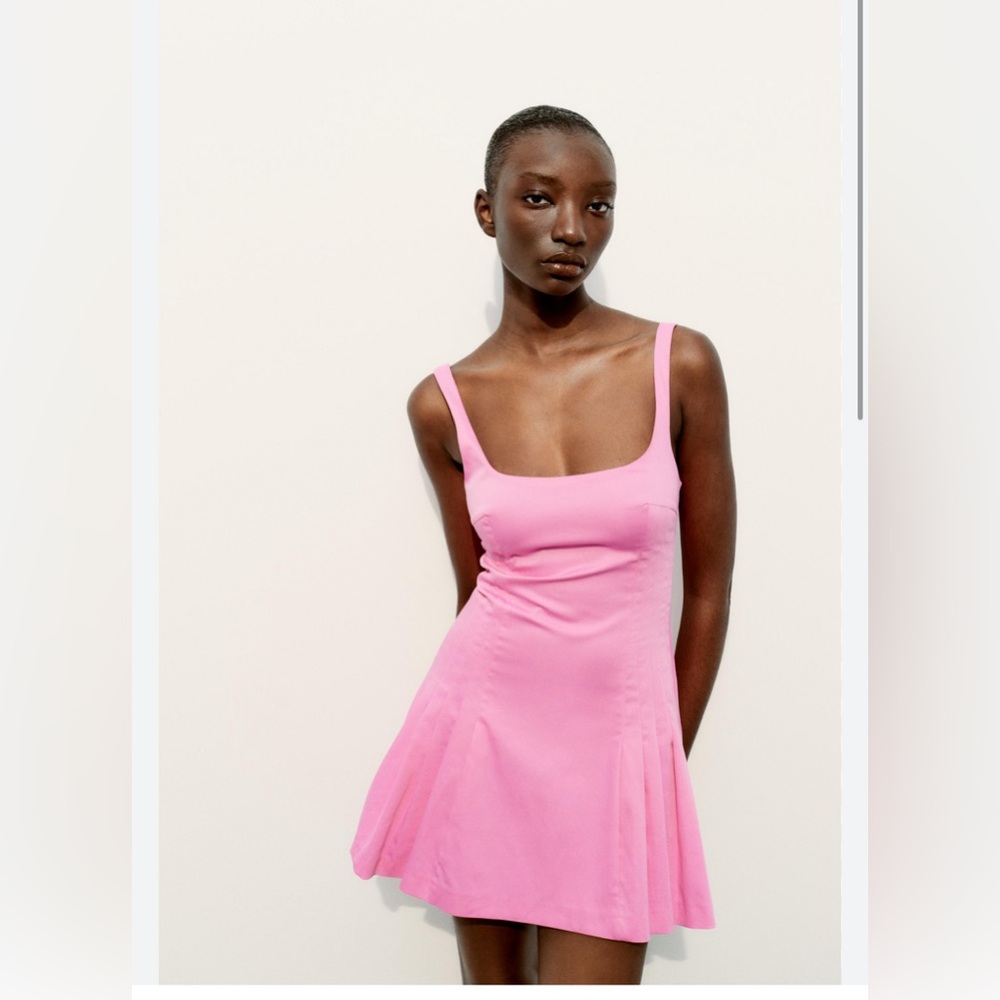 Zara Pink Sleeveless Dress